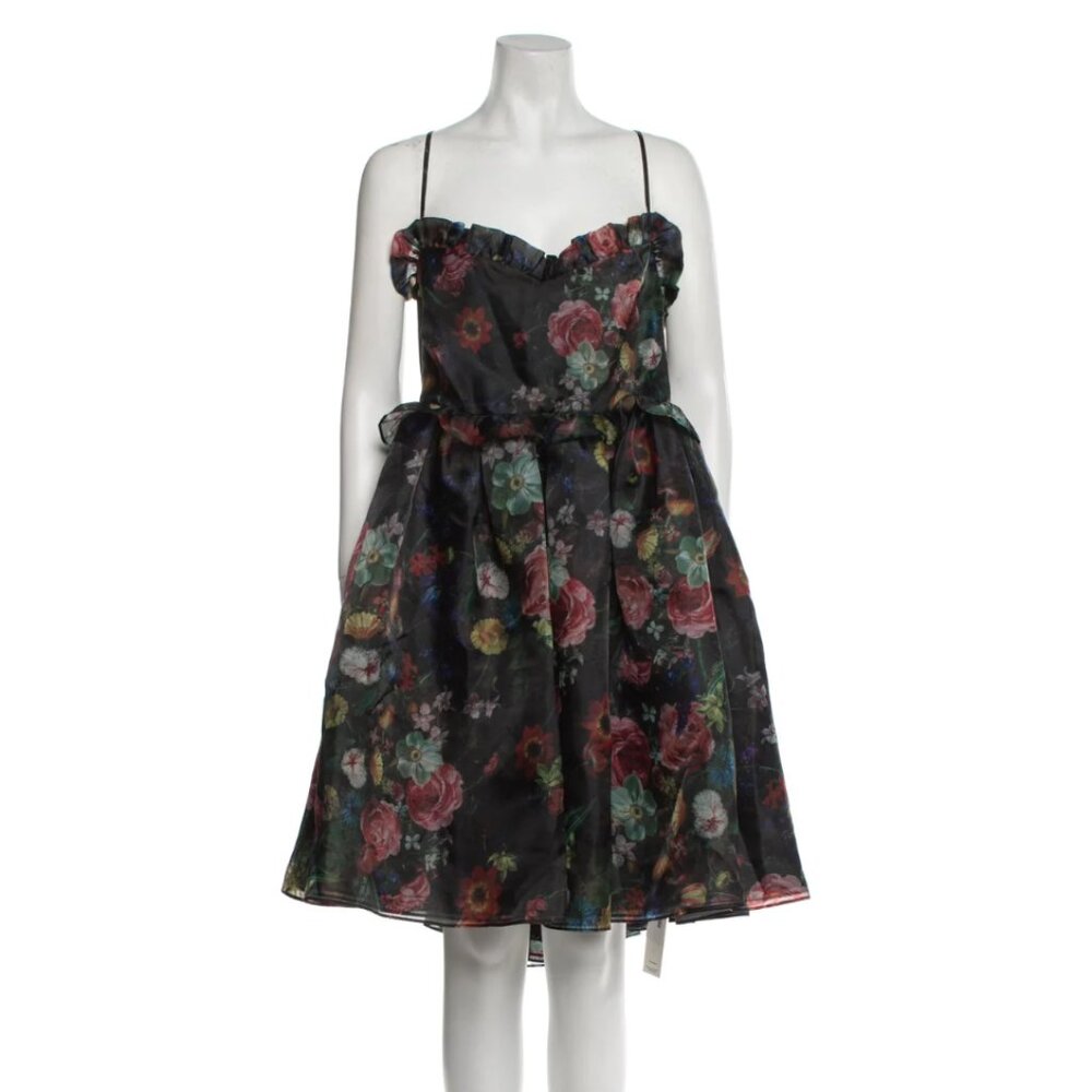 Selkie Floral Print Knee Length Dress